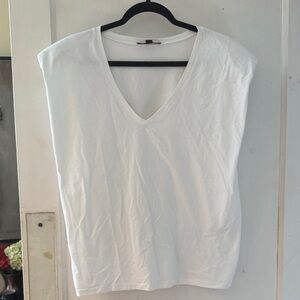 INC tee with shoulder pads NWOT